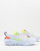 Nike Crater Impact Sneakers In Football Gray/volt-grey