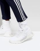 Adidas Originals H.f/1.3 Primeknit Sneakers In White By3007 - White