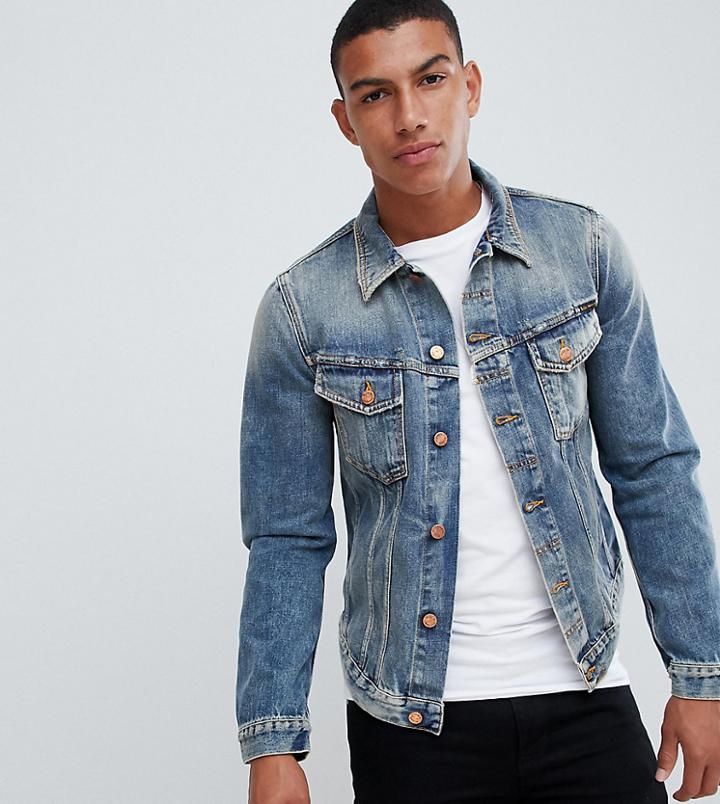 Nudie Jeans Co Billy Denim Jacket Shimmering Indigo - Blue