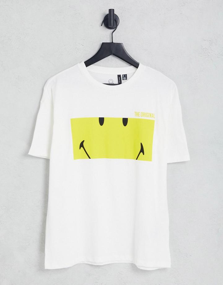 Vero Moda Smile T-shirt In White