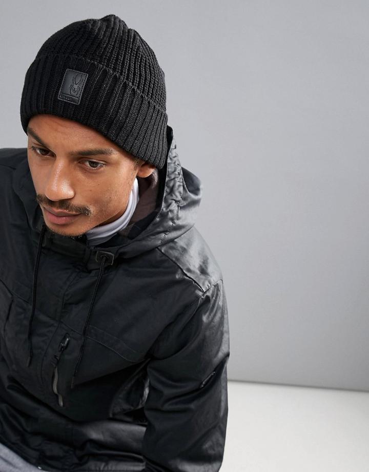 Spyder Lounge Beanie Hat - Black