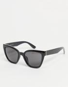 & Other Stories Oversized Cat Eye Sunglasses In Black
