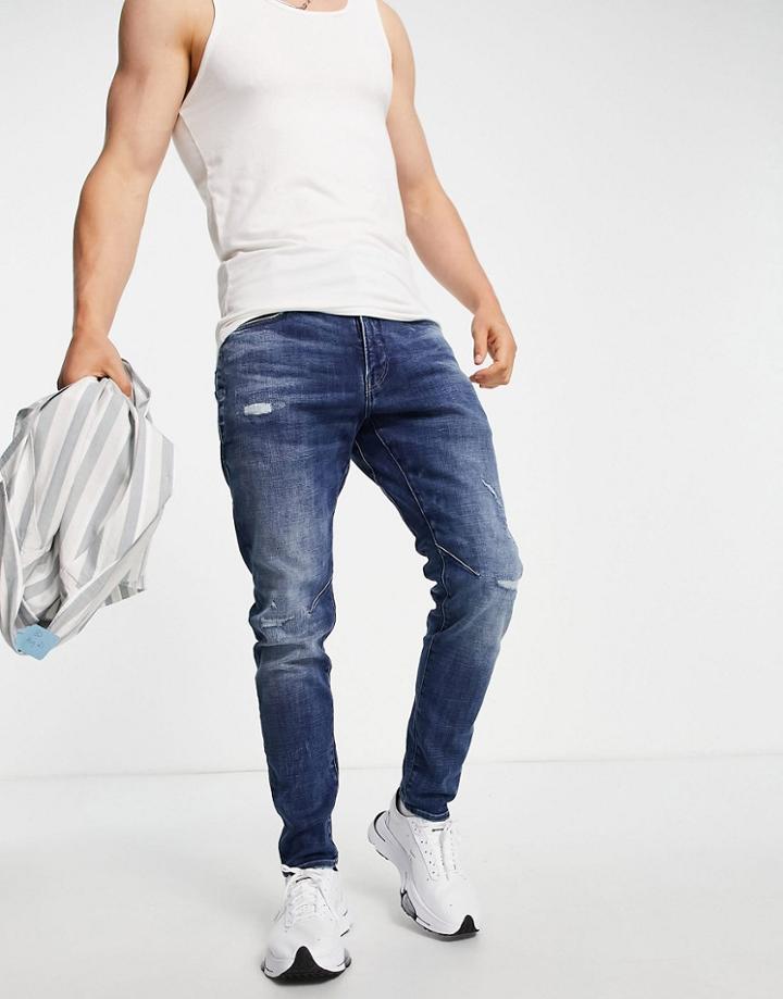 G-star 3301 Straight Tapered Fit Jeans In Lightwash-blues