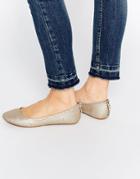 Call It Spring Brevia Champagne Ballerina Flat Shoes - Champagne