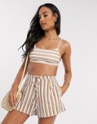 Zulu & Zephyr Short In Stripe-multi