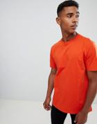 Asos Design Boxy Fit T-shirt In Red - Red