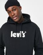 Levi's Hoodie With Poster Logo In Black