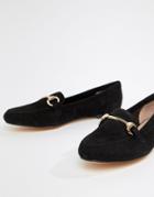 Office Fastlane Black Suede Loafers - Black