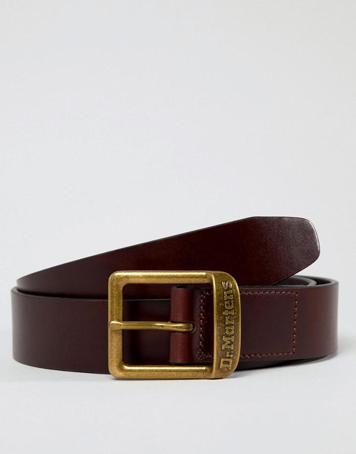Dr Martens Leather Belt - Red