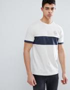 Jack & Jones Originals T-shirt With Panel Stripe - White