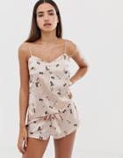 Diane Houston Dolly Print Camisole - Pink