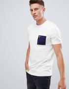 Lyle & Scott Contrast Pocket T-shirt In White - White