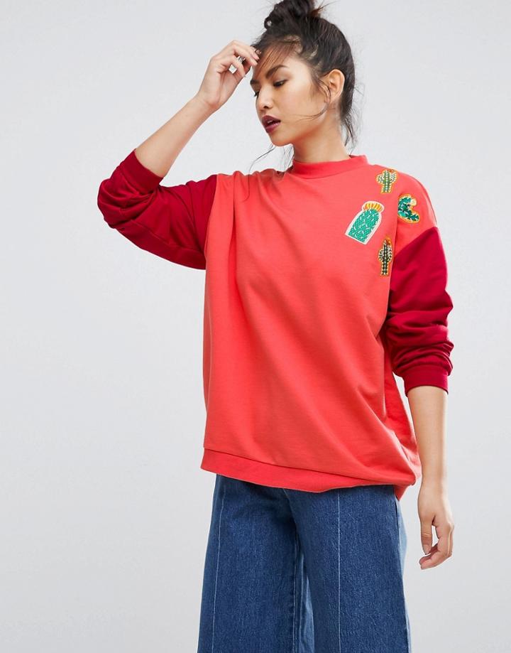 Ziztar Let's Catch The Cactus Sweatshirt - Multi