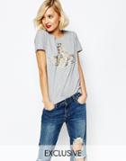 Vivienne Westwood Anglomania T-shirt With Orb Print - Gray Marl