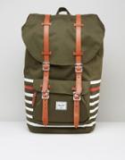 Herschel Supply Co Little America Offset Backpack 25l - Green