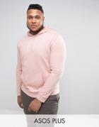 Asos Plus Hoodie In Pink - Pink