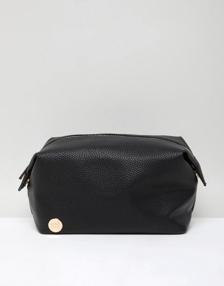 Mi-pac Tumbled Black Toiletry Bag - Black