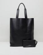 Asos Oversized Shopper Bag - Black
