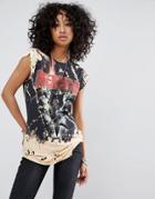 Religion Sleeveless T-shirt In Bleach - Multi