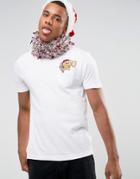 Brave Sould Holidays Ginger Bread Pocket T-shirt - White
