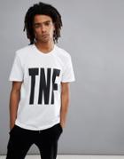 The North Face Tnf Print T-shirt In White - White