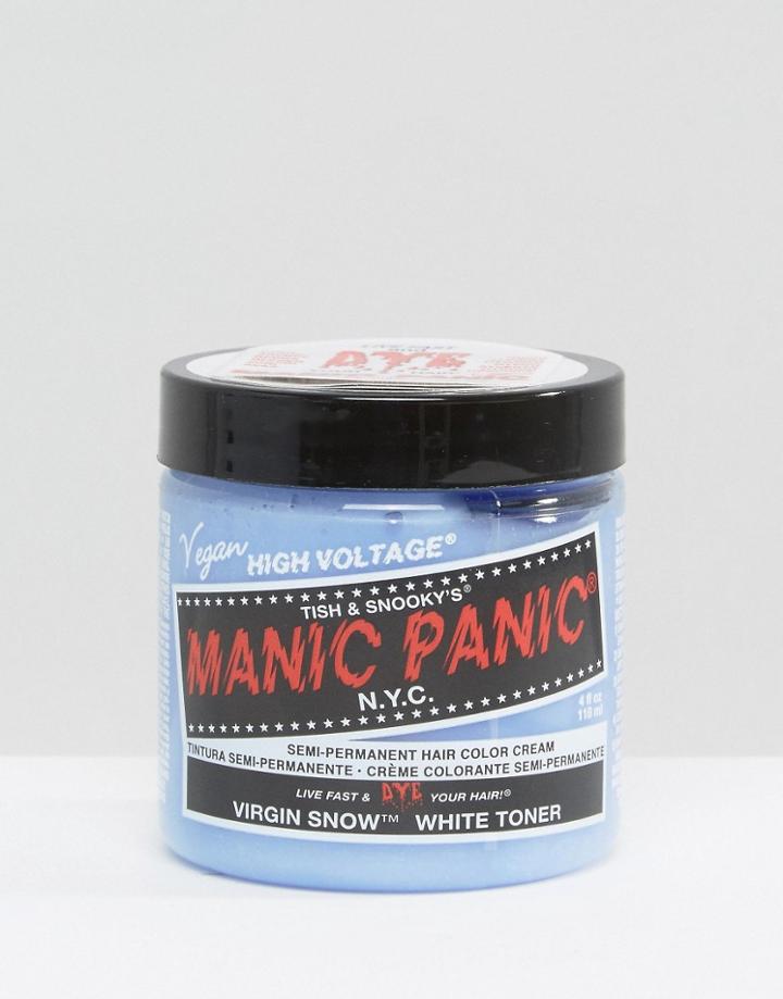 Manic Panic Nyc Classic Semi Permanent Hair Color Cream - Virgin Snow - Virgin Snow