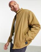 Topman Oversized Coach Jacket In Khaki-green
