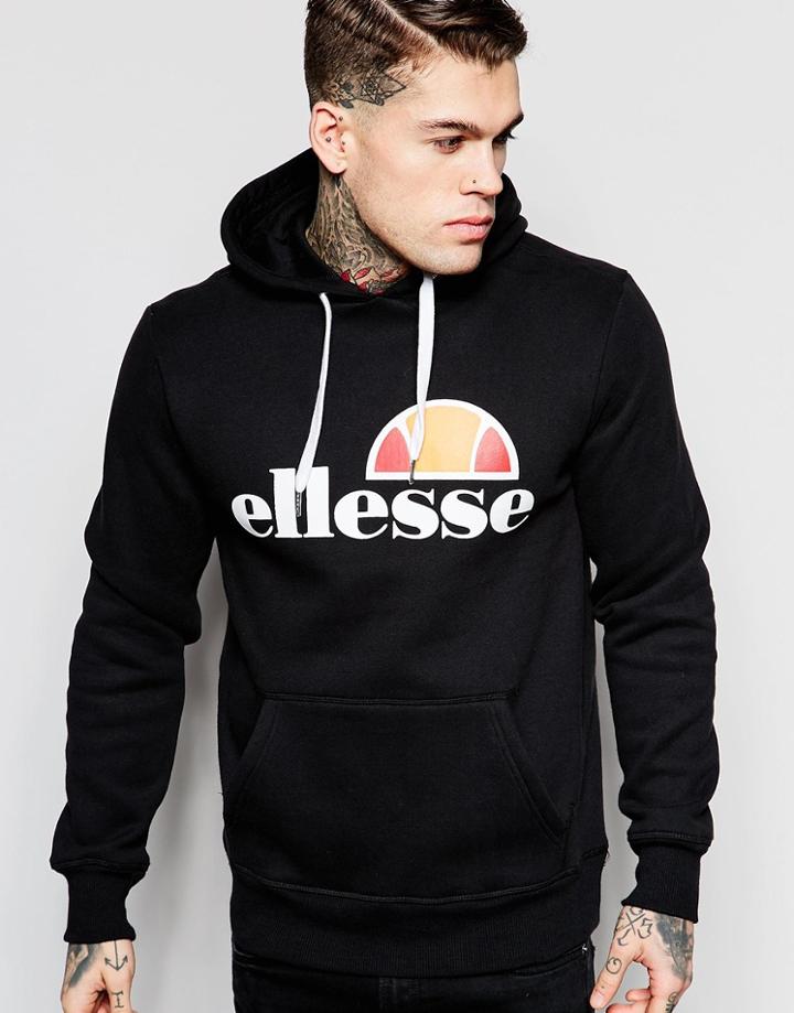 Ellesse Hoodie With Classic Logo - Black