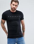 Asos Muscle T-shirt With Bossman Print - Black