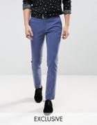 Noose & Monkey Tapered Smart Chino - Blue