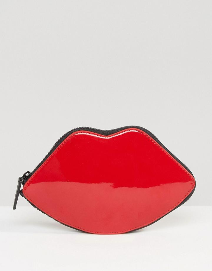 Lulu Guinness Stripe Foldaway Shopper Bag - Black