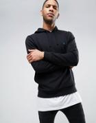 Asos Hoodie In Black With Logo - Black