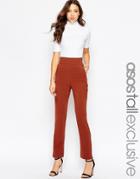 Asos Tall Co-ord Slim Leg Ankle Grazer Pant - Navy $31.50