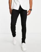 French Connection Skinny Stretch Jeans In Black