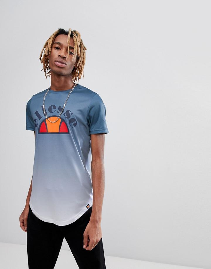 Ellesse Ombre T-shirt In Blue - Blue