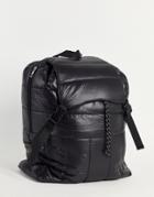 Svnx Quilted Nylon Backpack In Black