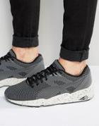 Puma R698 Knit Mesh Sneakers - Black