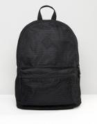 Asos Backpack In Black Mesh - Black