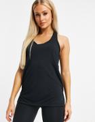 Nike Yoga Layer Tank In Black