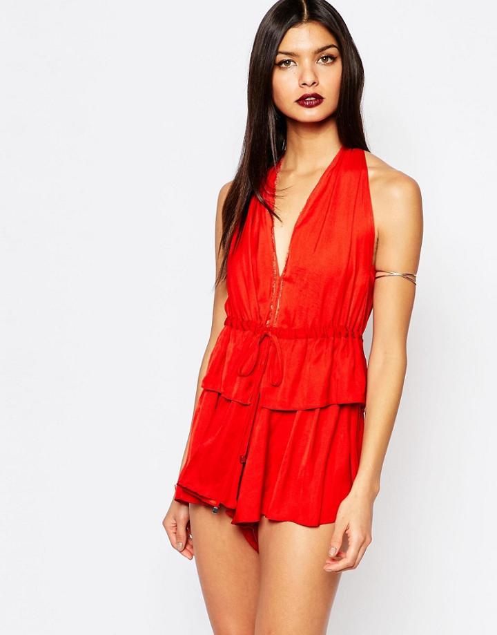 Bec & Bridge Casablanca Romper - Red