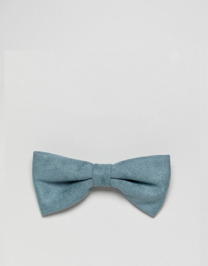 Burton Menswear Wedding Bowtie In Dusty Green - Green