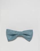 Burton Menswear Wedding Bowtie In Dusty Green - Green