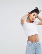 New Look Crinkle Crop Top - Multi
