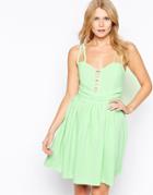 Ukulele Ruby Dress - Aqua