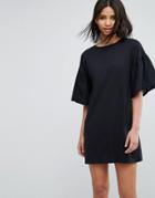 Vero Moda Oversize Sleeve Shift Dress - Black