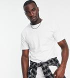 Soul Star Tall Longline T-shirt In White