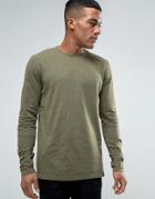 Solid Long Sleeve T-shirt - Green