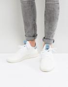 Adidas Originals X Pharrell Williams Tennis Hu Sneakers In White By8718 - White