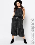 Alice & You Printed Culottes - Black