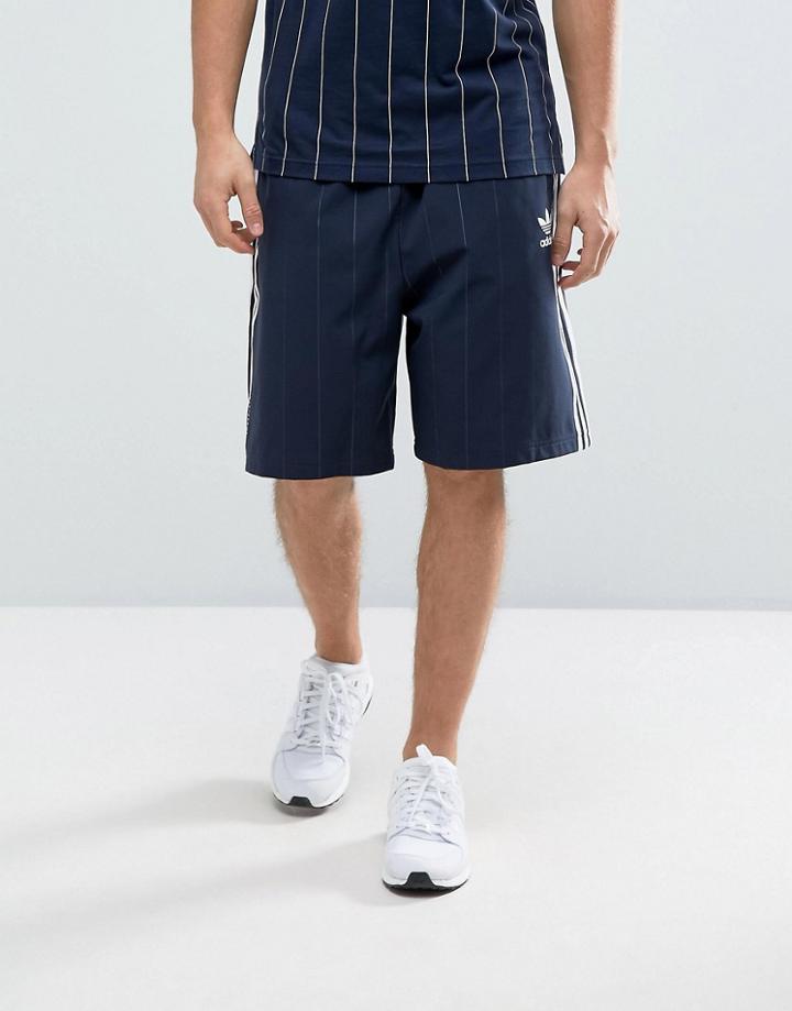 Adidas Originals Tokyo Pack Shorts In Blue Bk2226 - Blue